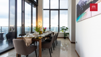 Singapore Furniture Rental staging a dining area in a luxurious condo property