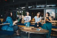 Interact with co-living residents