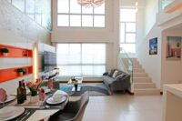 Staging the living area