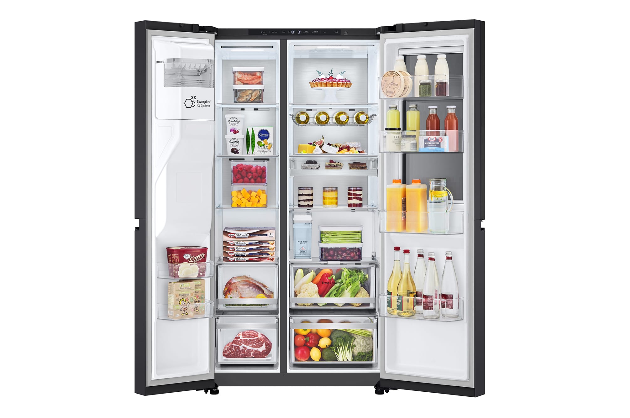 LG 628L InstaView Door-in-Door Side by Side Fridge GS-X6104EV LG 628L InstaView Door-in-Door Side by Side Fridge GS-X6104EV