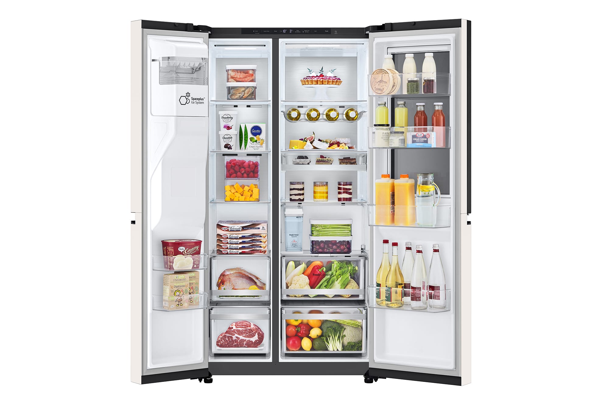 LG 628L InstaView Door-in-Door Side by Side Fridge GS-X6104BE LG 628L InstaView Door-in-Door Side by Side Fridge GS-X6104BE