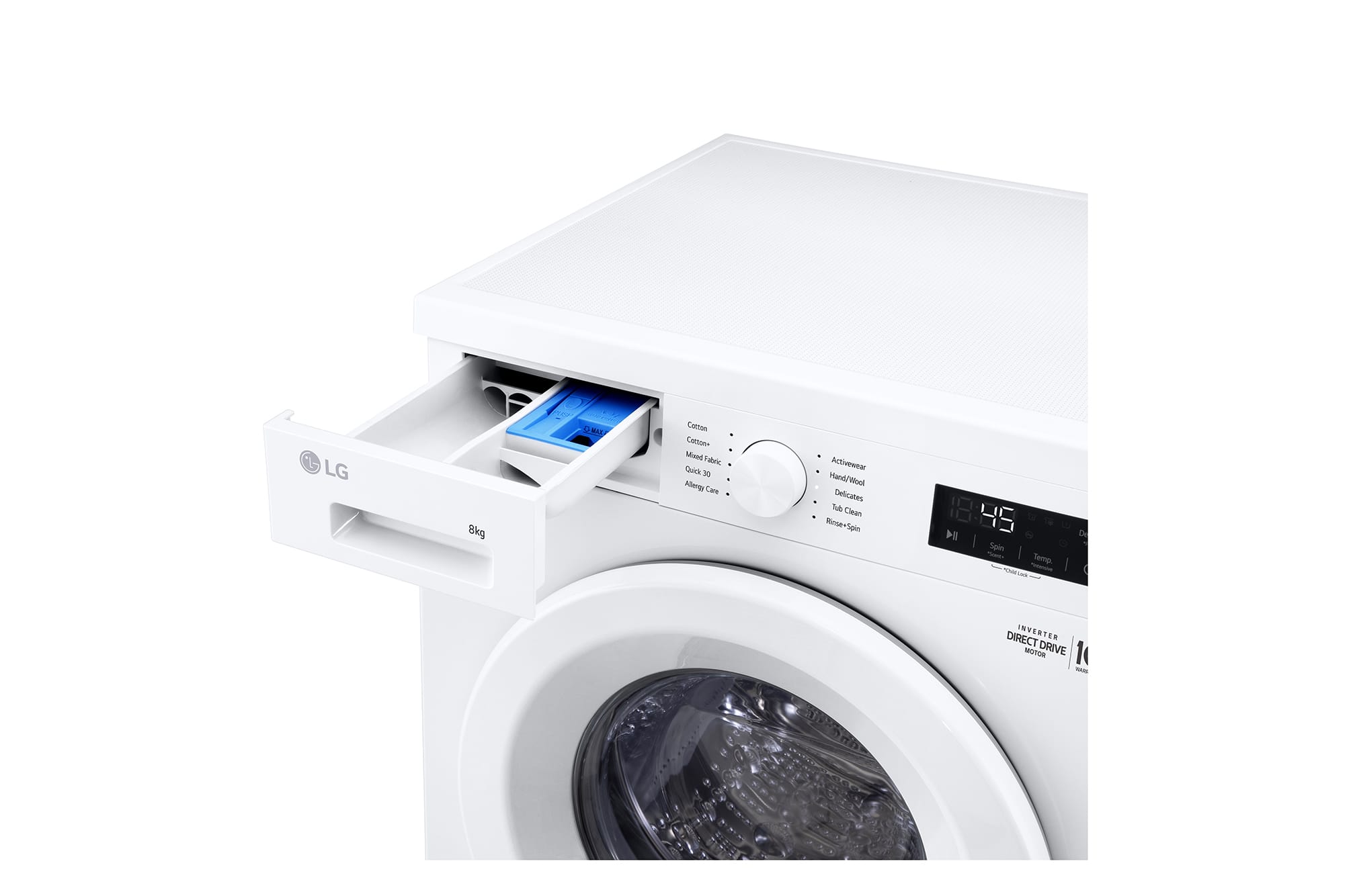 LG 8kg Front Load Washer FB1208S6W LG 8kg Front Load Washer FB1208S6W