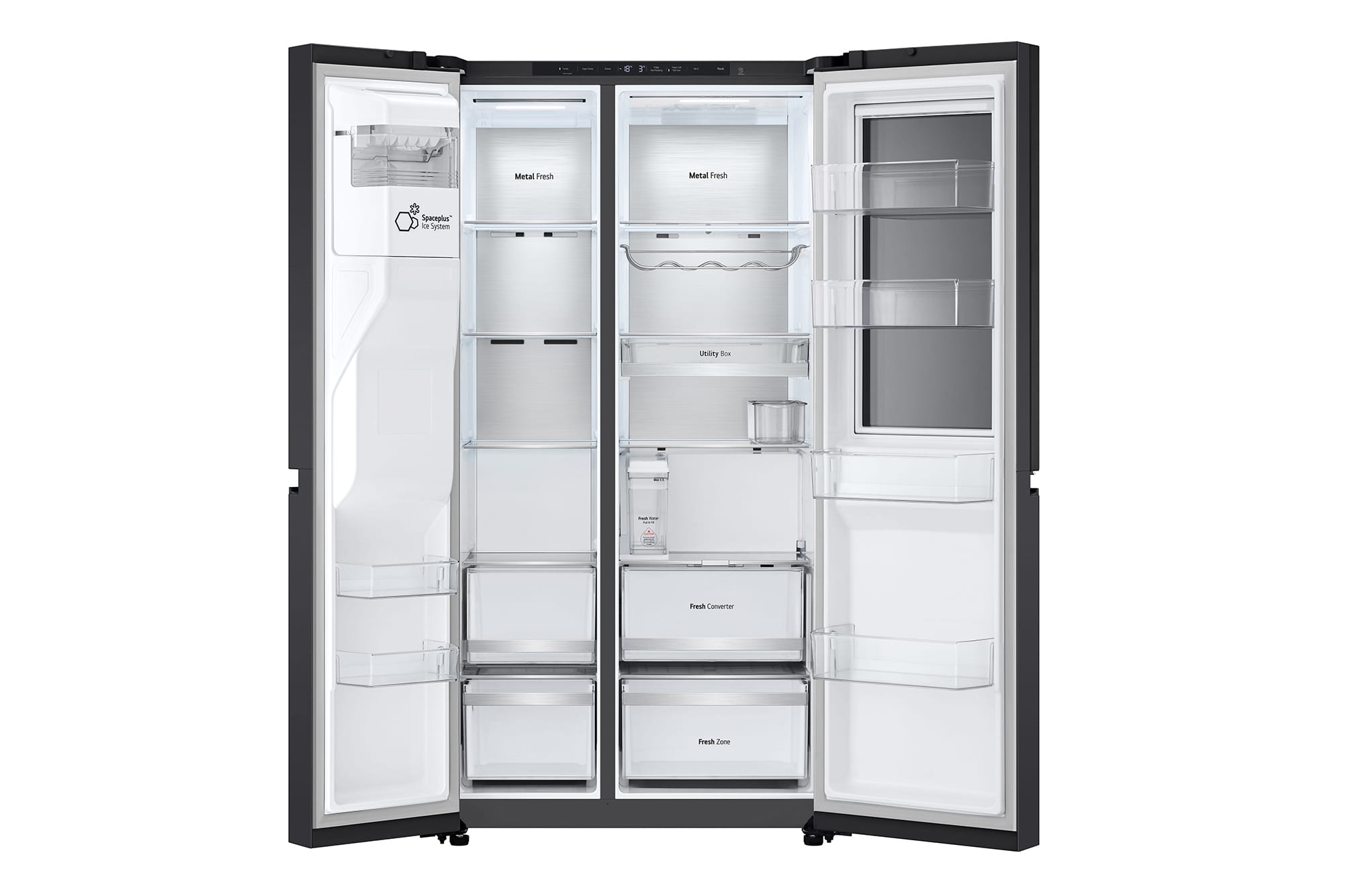 LG 628L InstaView Door-in-Door Side by Side Fridge GS-X6104EV LG 628L InstaView Door-in-Door Side by Side Fridge GS-X6104EV