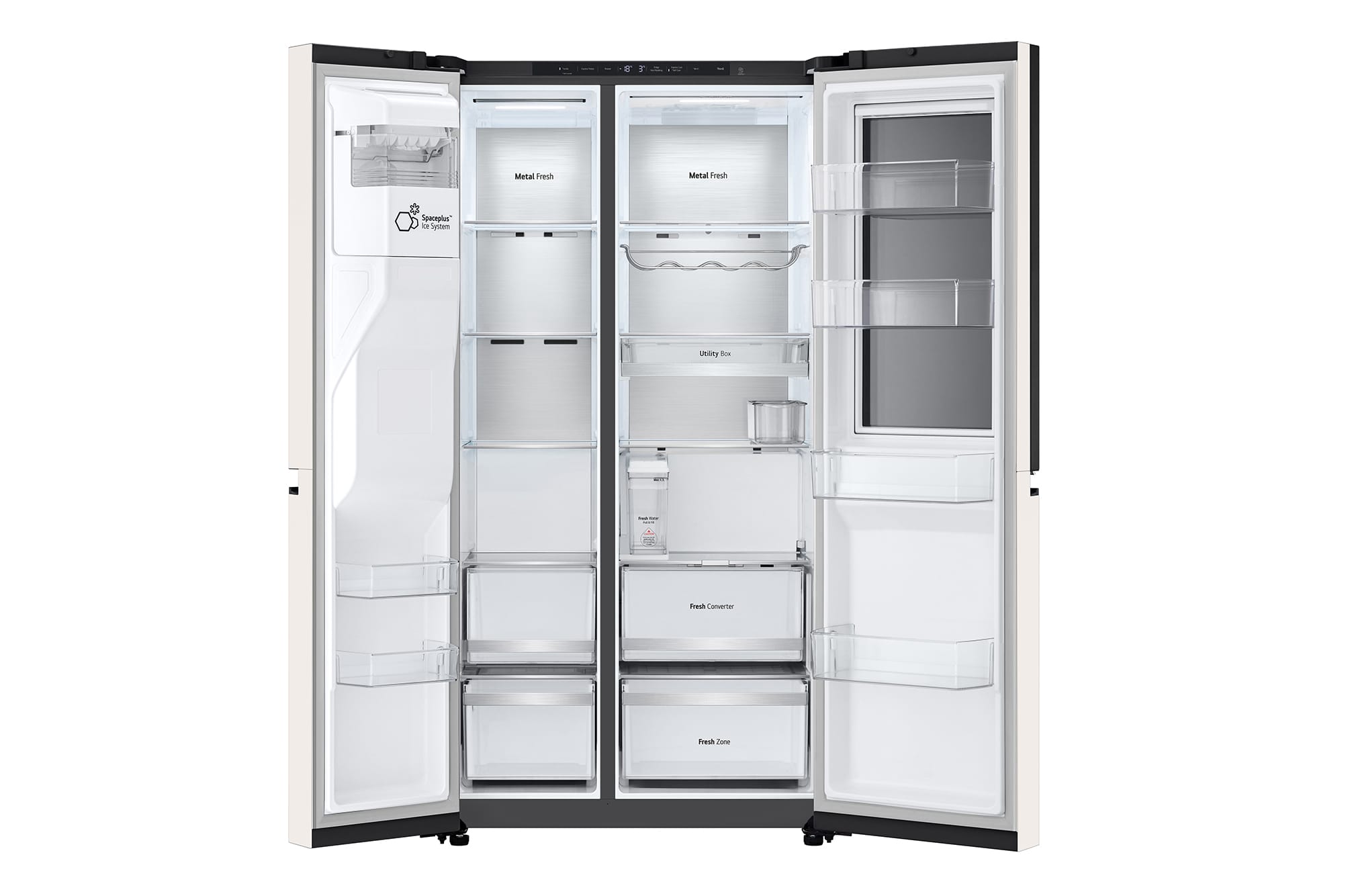 LG 628L InstaView Door-in-Door Side by Side Fridge GS-X6104BE LG 628L InstaView Door-in-Door Side by Side Fridge GS-X6104BE