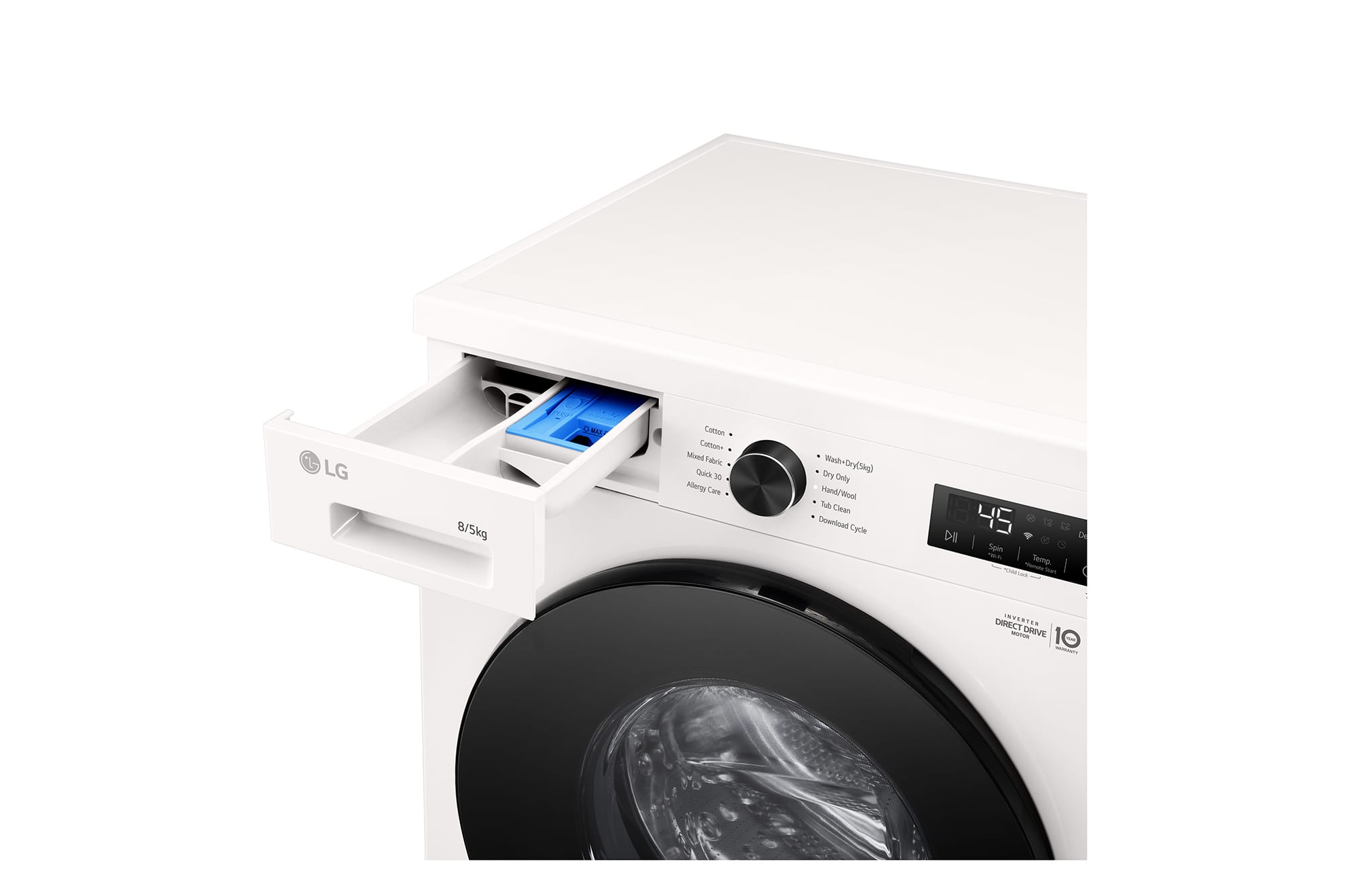 LG 8/5kg Front Load Washer Dryer FB1208R5W LG 8/5kg Front Load Washer Dryer FB1208R5W