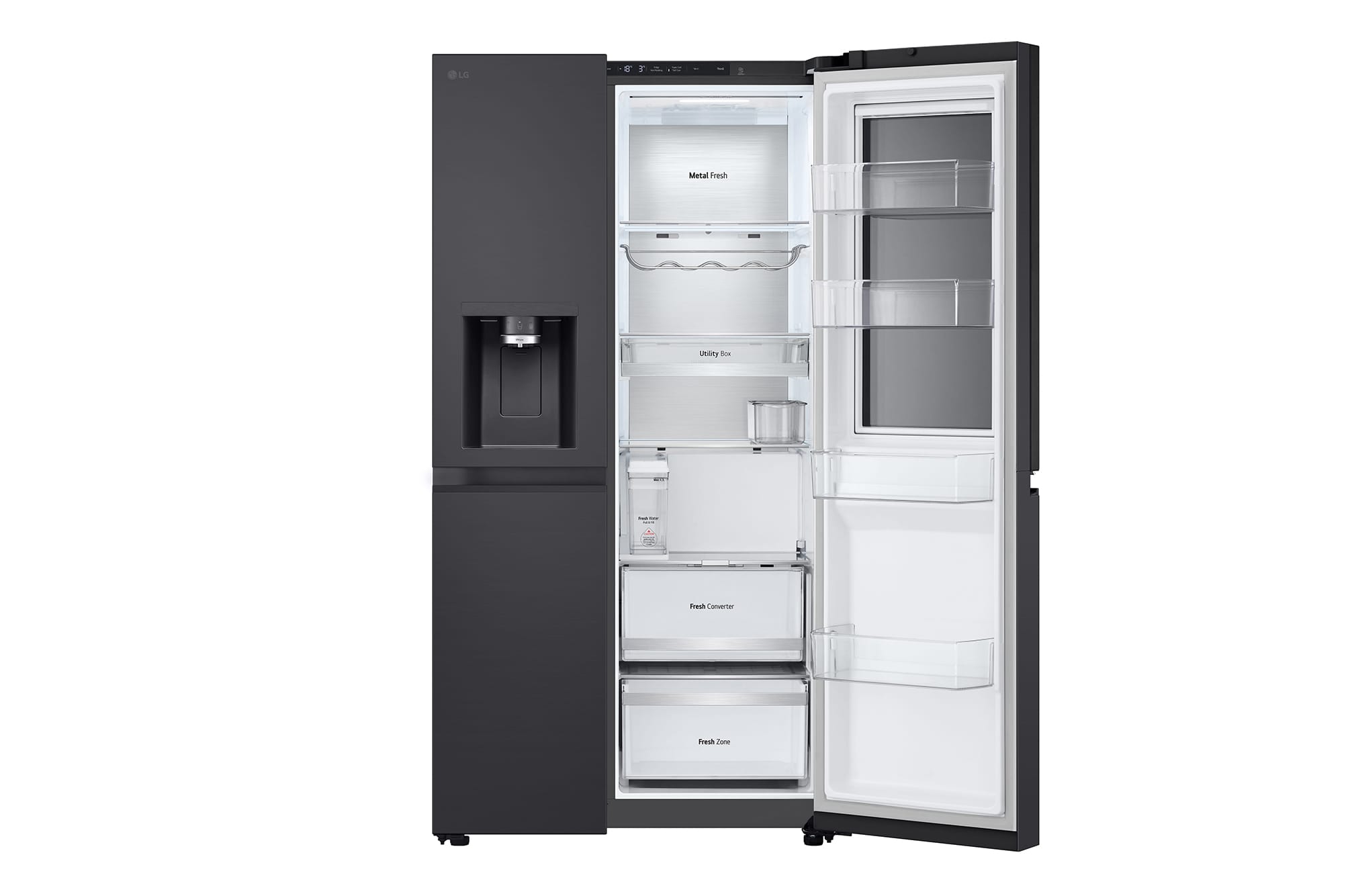 LG 628L InstaView Door-in-Door Side by Side Fridge GS-X6104EV LG 628L InstaView Door-in-Door Side by Side Fridge GS-X6104EV