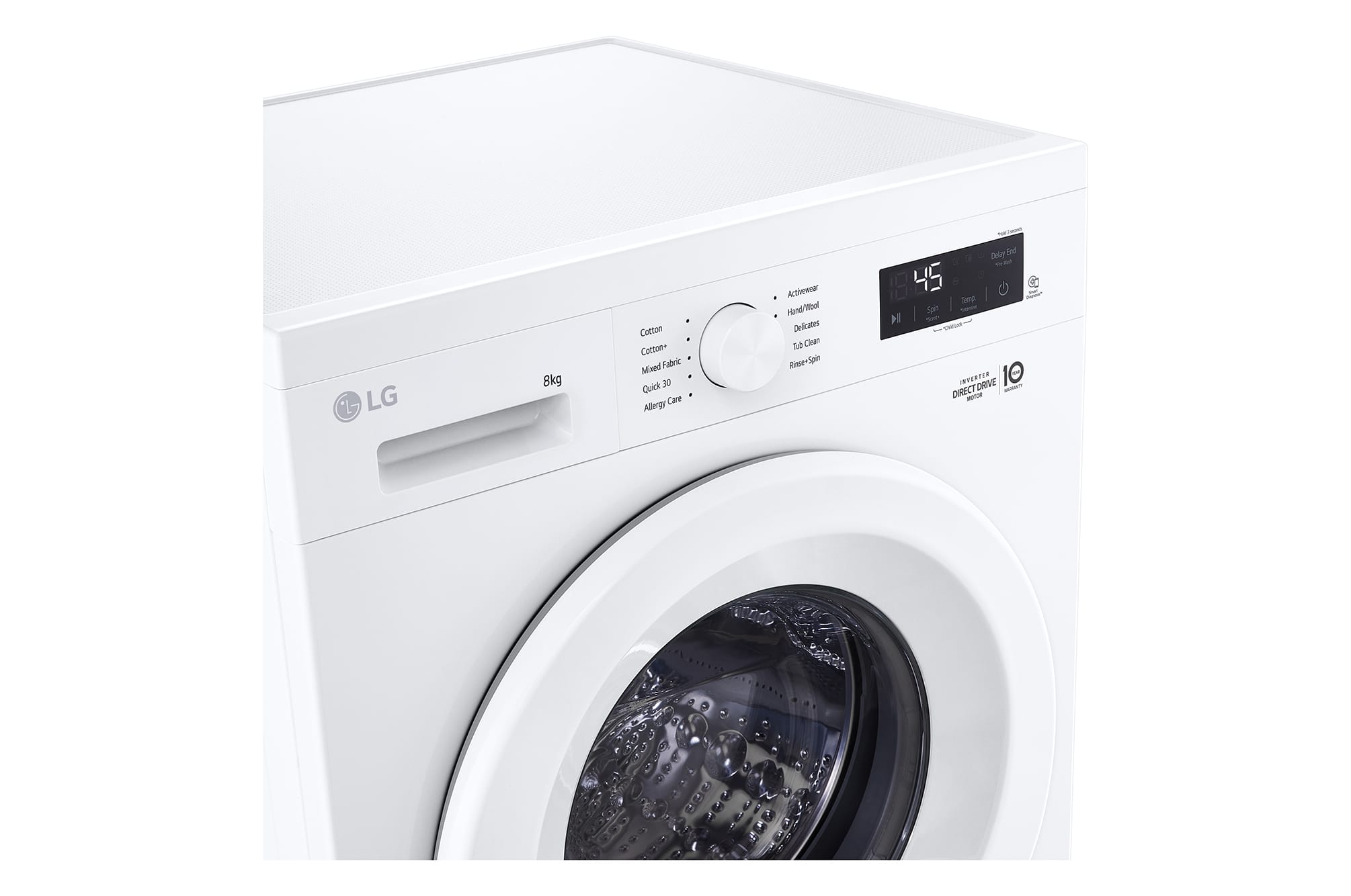 LG 8kg Front Load Washer FB1208S6W LG 8kg Front Load Washer FB1208S6W