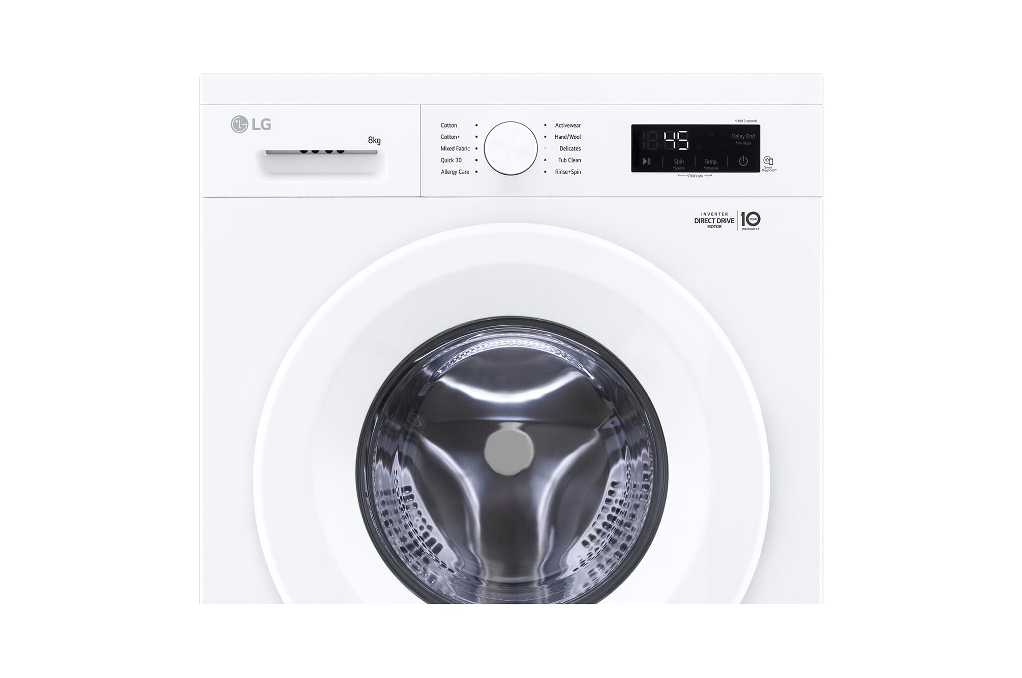LG 8kg Front Load Washer FB1208S6W LG 8kg Front Load Washer FB1208S6W