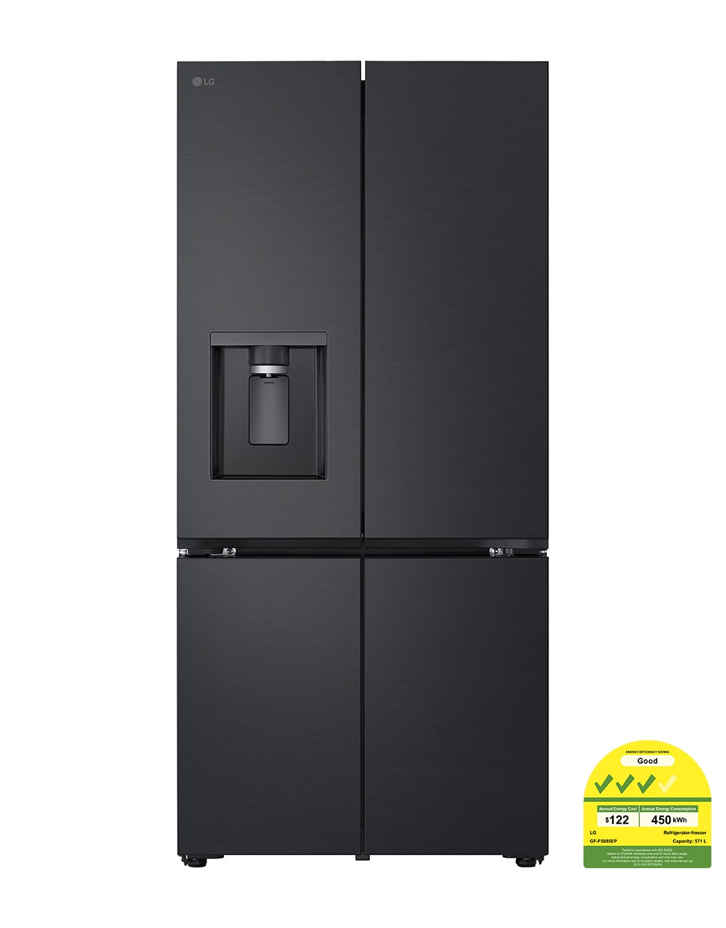 LG 571L Multi Door Fridge GF-F5885EP LG 571L Multi Door Fridge GF-F5885EP