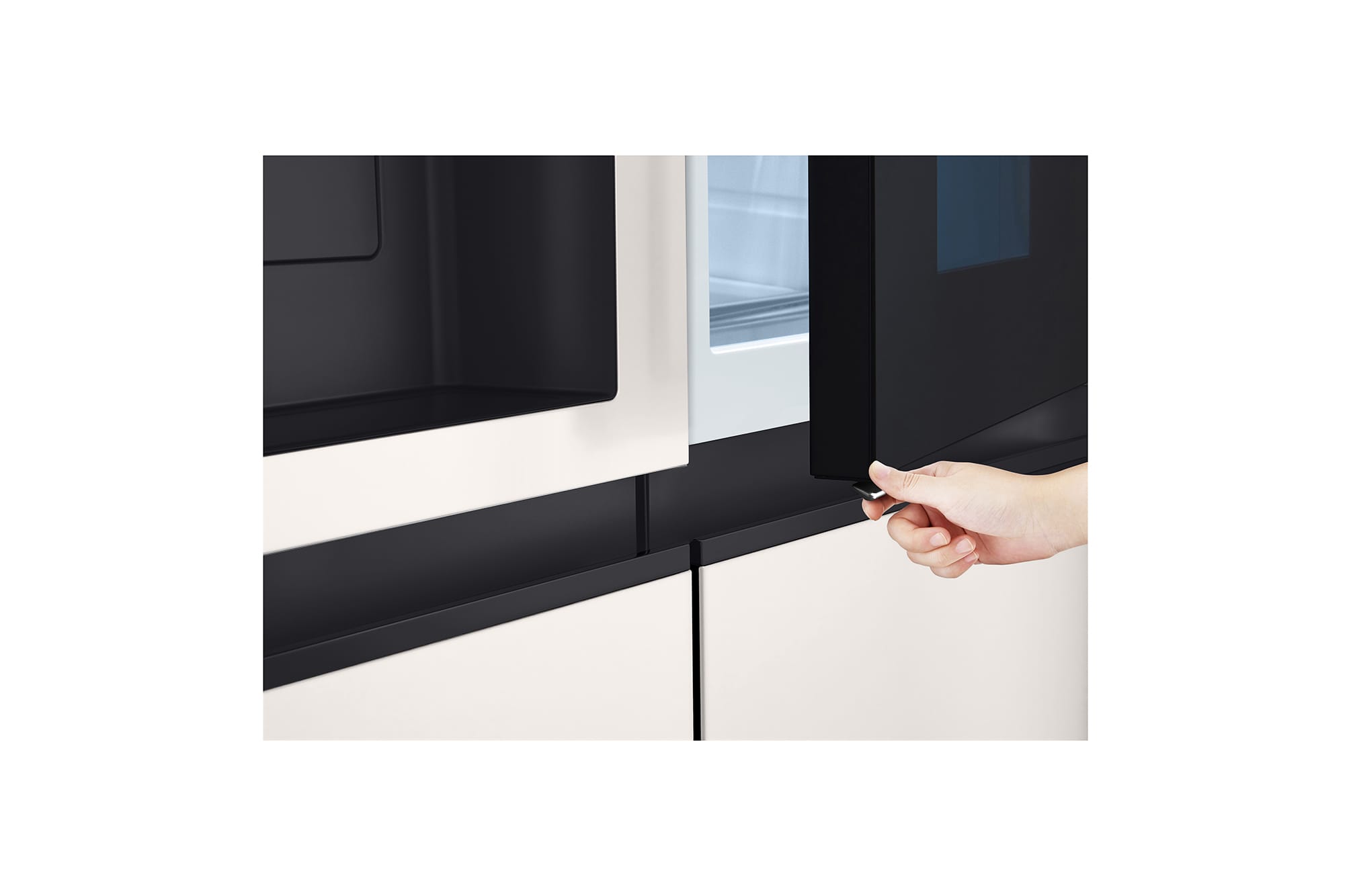 LG 628L InstaView Door-in-Door Side by Side Fridge GS-X6104BE LG 628L InstaView Door-in-Door Side by Side Fridge GS-X6104BE