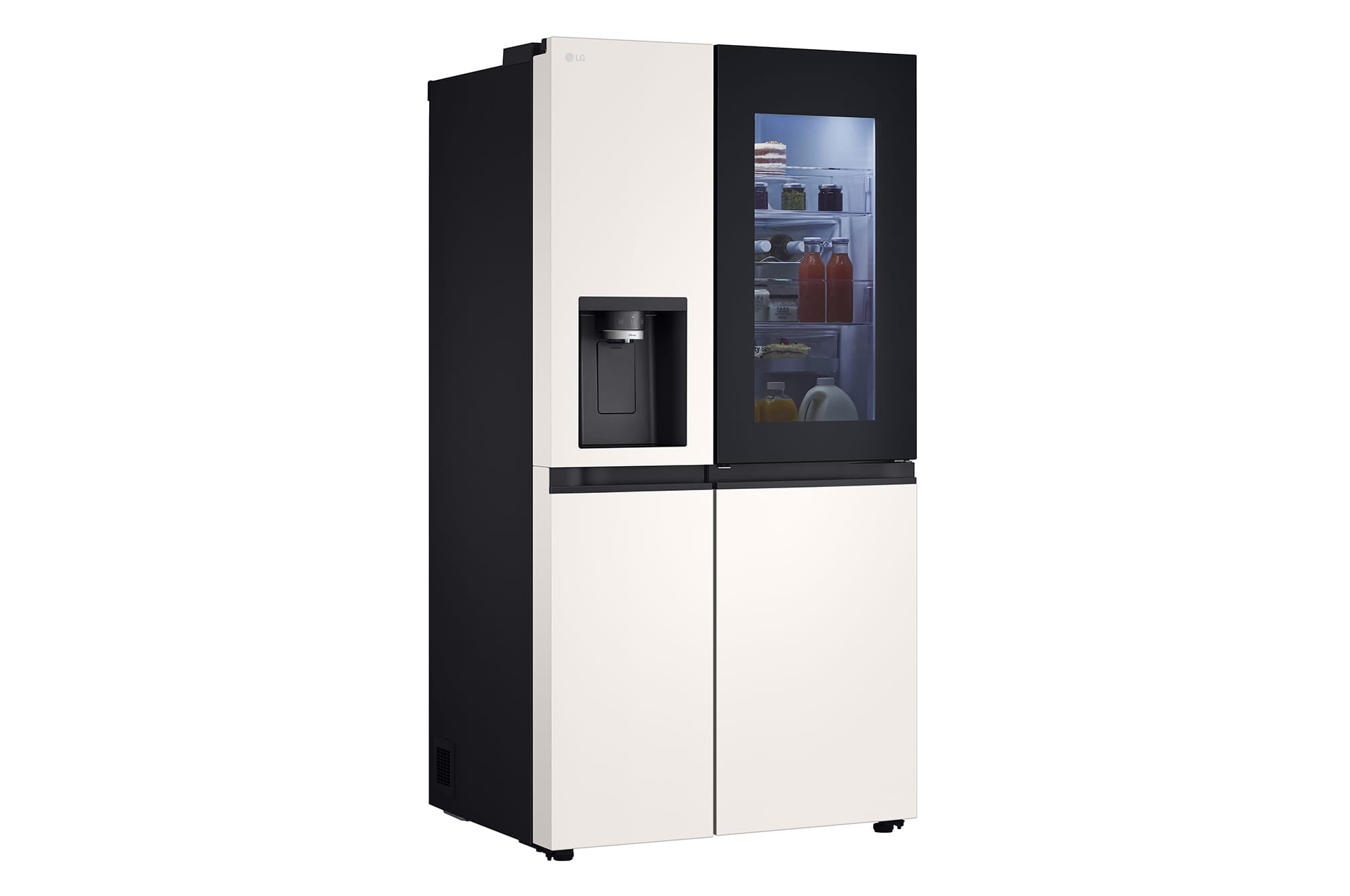LG 628L InstaView Door-in-Door Side by Side Fridge GS-X6104BE LG 628L InstaView Door-in-Door Side by Side Fridge GS-X6104BE
