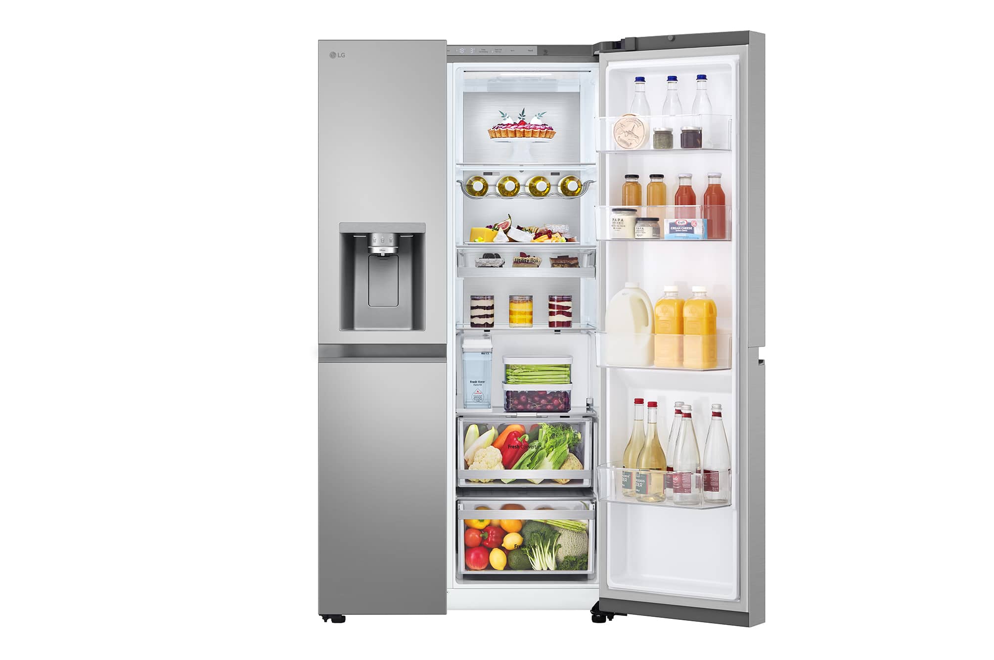 LG 628L Side by Side Fridge GS-L6104PY LG 628L Side by Side Fridge GS-L6104PY