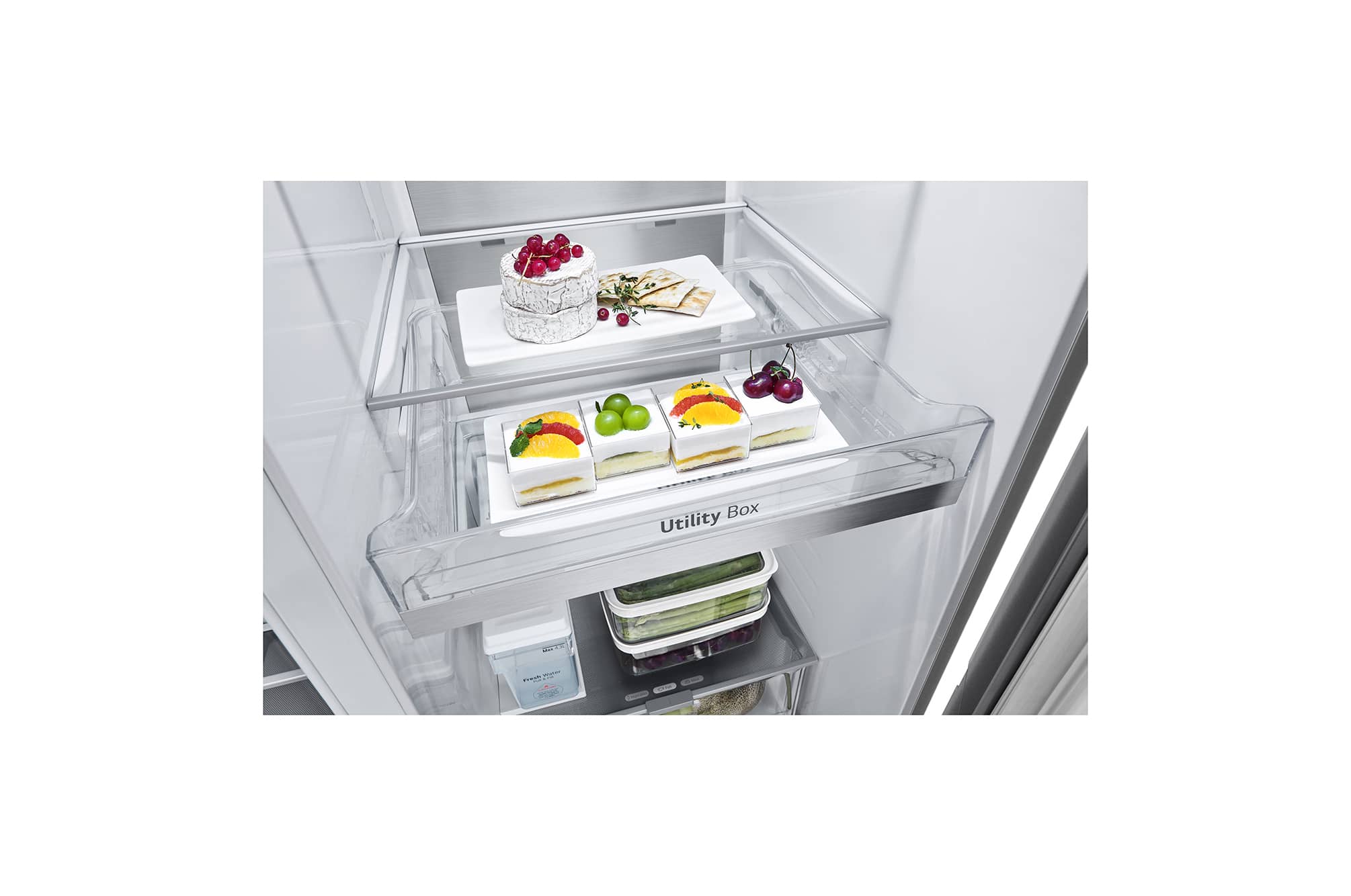 LG 628L Side by Side Fridge GS-L6104PY LG 628L Side by Side Fridge GS-L6104PY