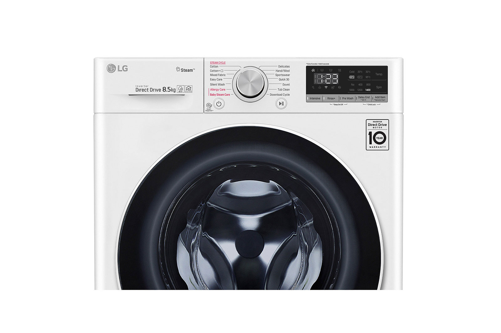 LG 8.5kg Front Load Washer FV1285S4W LG 8.5kg Front Load Washer FV1285S4W