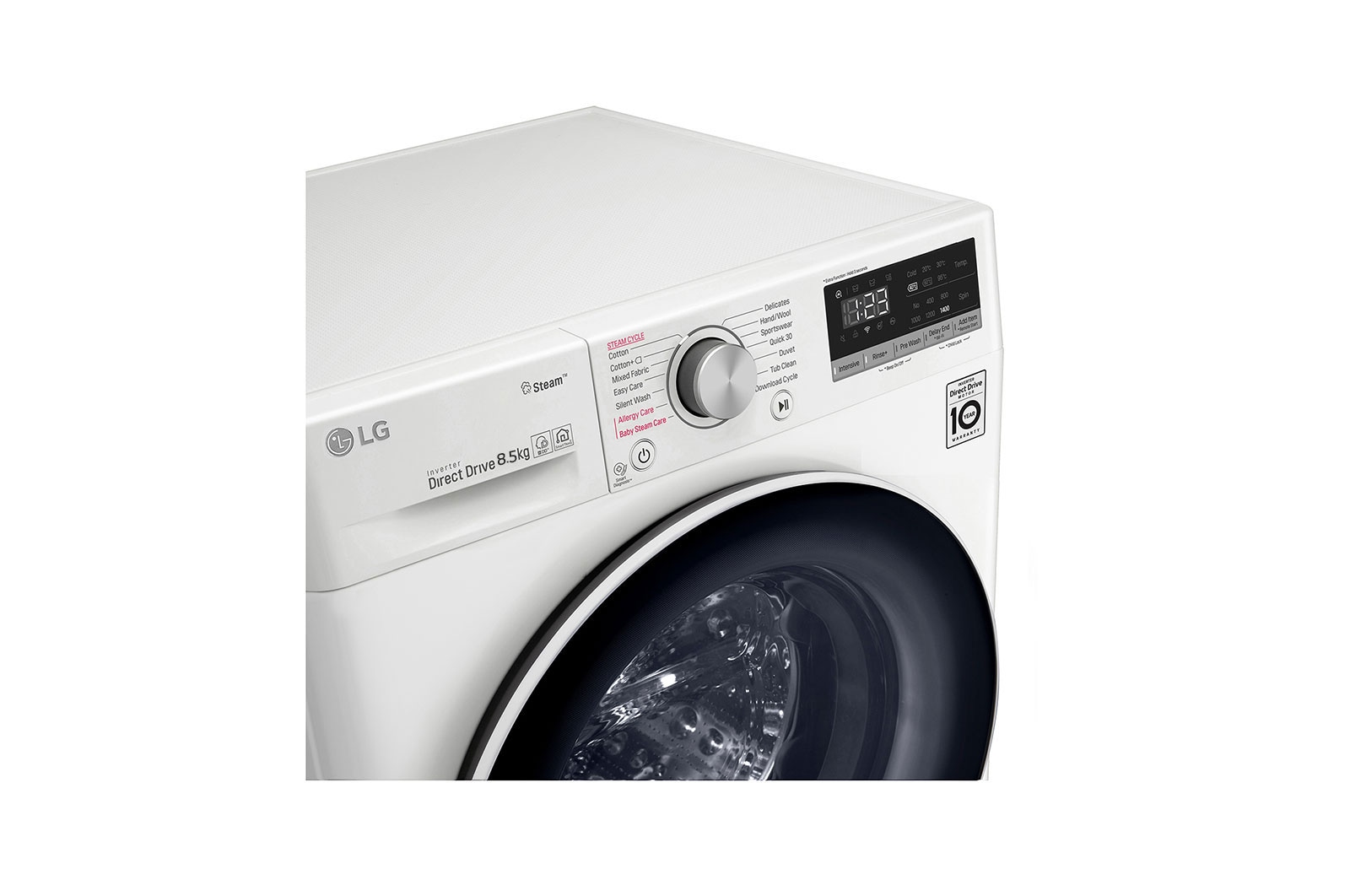 LG 8.5kg Front Load Washer FV1285S4W LG 8.5kg Front Load Washer FV1285S4W