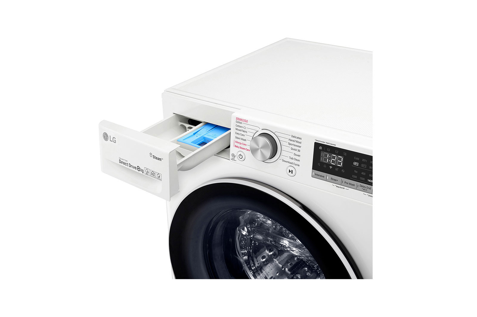LG 8kg Front Load Washer FV1408S4W LG 8kg Front Load Washer FV1408S4W