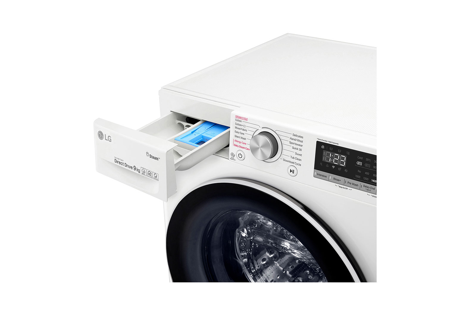 LG 9kg Front Load Washer FV1409S4W LG 9kg Front Load Washer FV1409S4W
