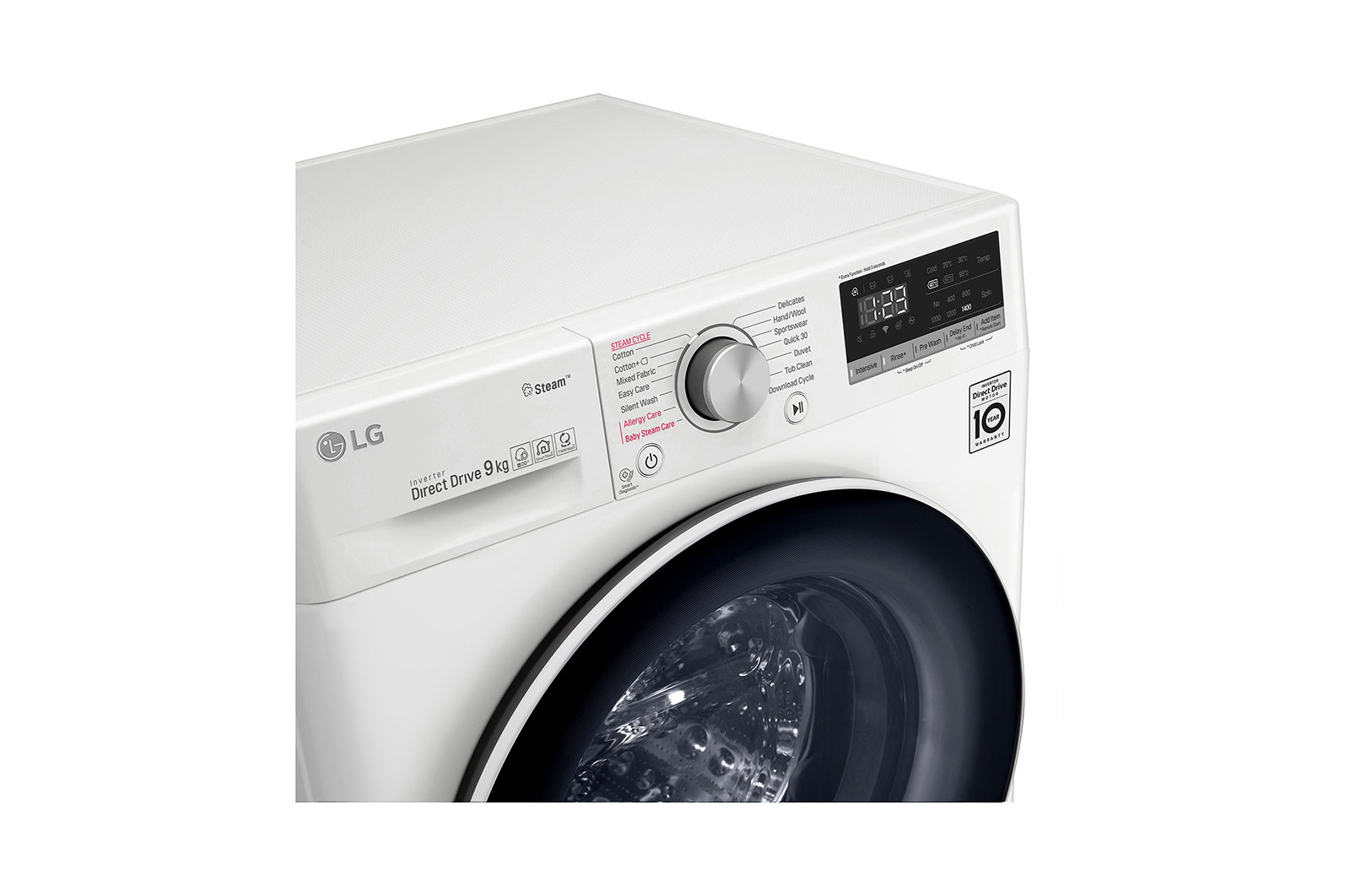 LG 9kg Front Load Washer FV1409S4W LG 9kg Front Load Washer FV1409S4W