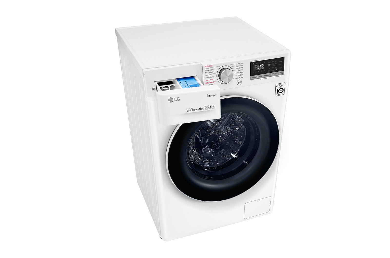 LG 9kg Front Load Washer FV1409S4W LG 9kg Front Load Washer FV1409S4W