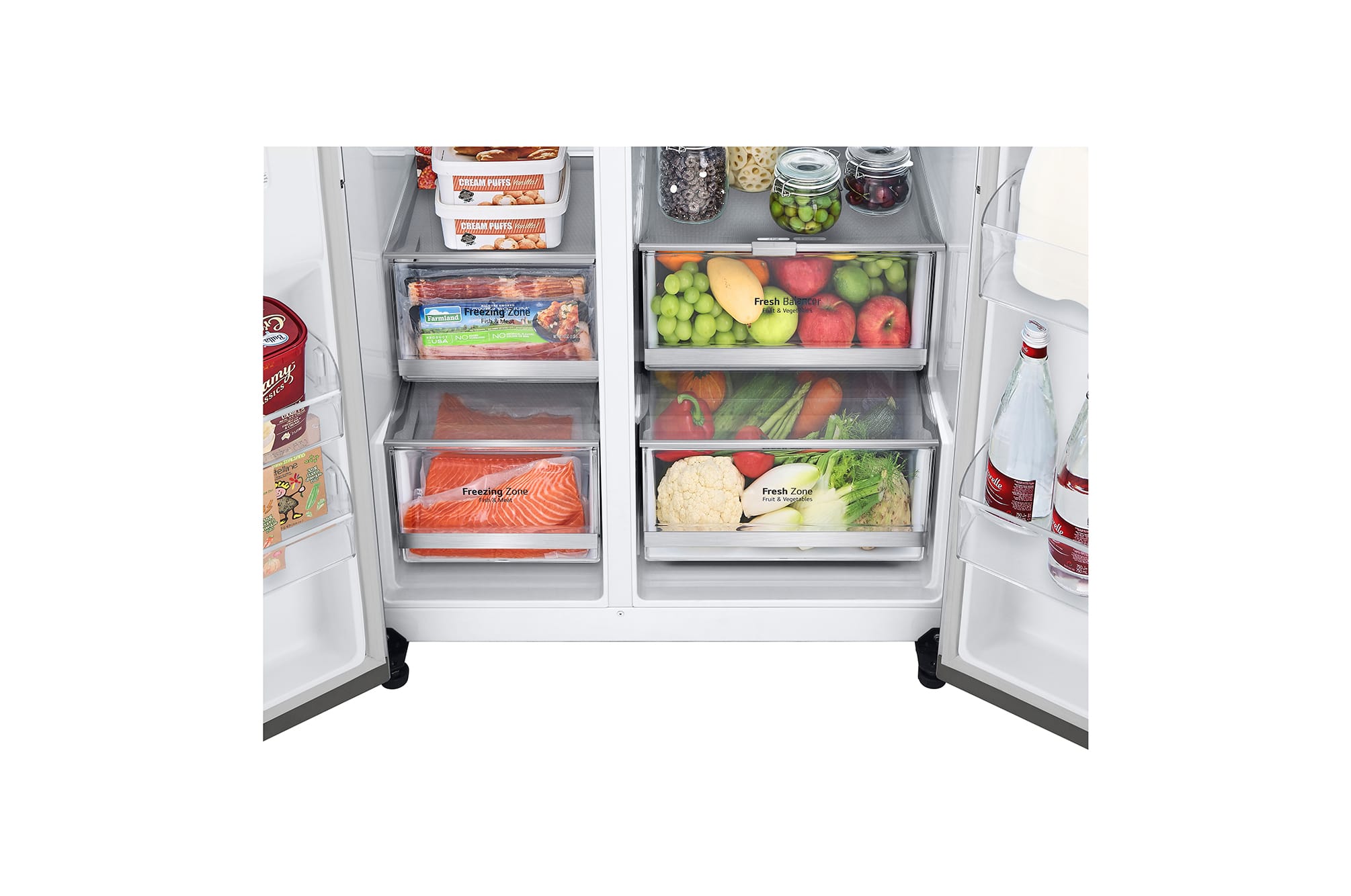 LG 647L Side by Side Fridge GS-B6473PY LG 647L Side by Side Fridge GS-B6473PY