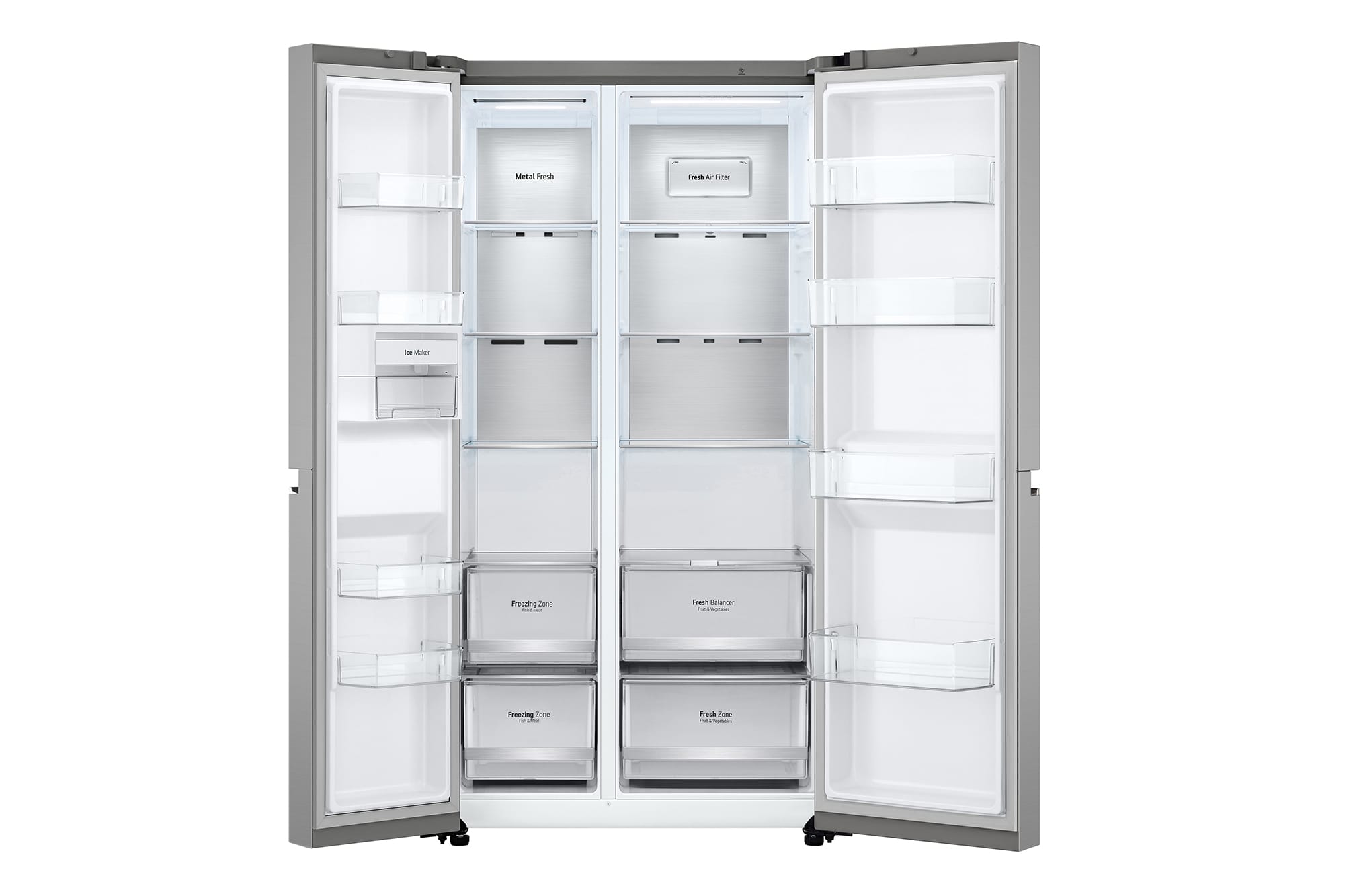 LG 647L Side by Side Fridge GS-B6473PY LG 647L Side by Side Fridge GS-B6473PY