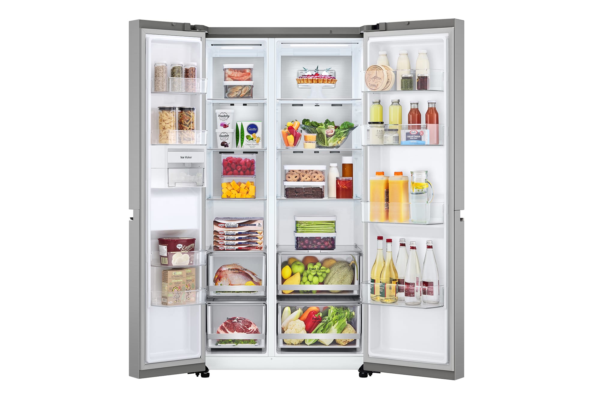 LG 647L Side by Side Fridge GS-B6473PY LG 647L Side by Side Fridge GS-B6473PY